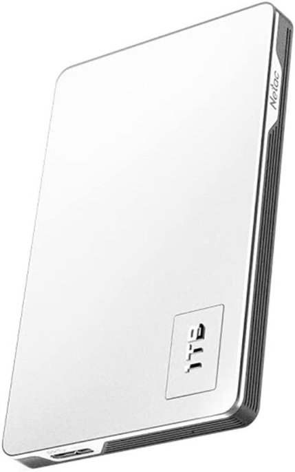 Внешний накопитель HDD 2.5" USB3.0 Netac 1Tb K338 NT05K338N-001T-30SL Серебристый