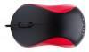 Мышь проводная Oklick 115S, оптическая, USB, 1200dpi, черный и красный [711637]