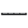 Патч-панель ExeGate EPP3-19-24-8P8C-C6-110D 19", UTP, 24 port, cat.6, KRONE&110 dual IDC , 1U, RoHS, Black, RTL EX281080RUS