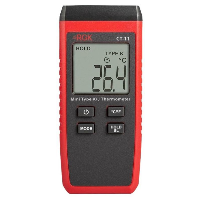 Термометр RGK CT-11 контактный красный/черный 778640