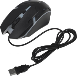 Мышь проводная Defender Cyber MB-560L, игровая, оптическая, USB, 1600dpi, черный [52560]