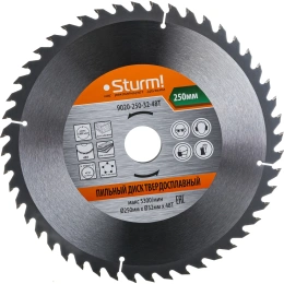 Пильный диск STURM! 9020-250-32-48T,  по дереву,  32мм