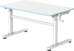 Стол письменный Cactus CS-KD-LBL, с регулировкой высоты, МДФ, голубой