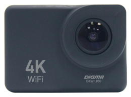 Экшн-камера Digma DiCam 850 4K, WiFi, черный [dc850]