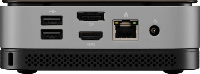 Мини ПК OSIO BaseLine B51i-012 Intel Core i3 1215U, DDR4 16ГБ, 512ГБ SSD , Intel UHD Graphics, Windows 11 Pro, коричневый и серебристый
