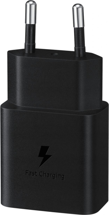 Сетевое зарядное устройство Samsung EP-T1510,  USB-C, USB-C, 15Вт, 2A, черный [ep-t1510xbegeu]