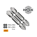 Набор бит двухсторонних (2 шт; Ph2xPh2, Ph1xPh3; 50 мм; карта) NOX 336004