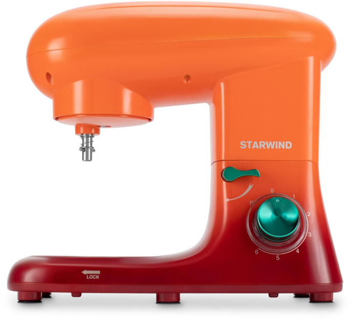 Миксер планетарный StarWind SPM7160, 1900Вт, оранжевый