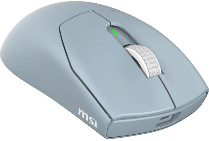 Мышь MSI Forge GM340 голубой оптическая 12000dpi беспров. BT/Radio USB 5but S12-4301770-HH9
