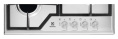Газовая варочная панель Electrolux KGS6426SX, 4 конфорки, нержавеющая сталь, серебристый