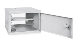 Cabeus WSC-4Um Шкаф телекоммуникационный настенный 10" 4U 326x300x225mm (ШхГхВ) дверь металл