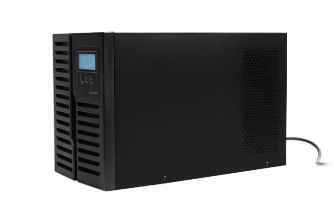 Источник бесперебойного питания SMARTWATT ИБП онлайн, чистый синус, мощность 2000/1800 ВА/Вт, напольный, LCD дисплей, порт USB, RS232, EPO, SNMP слот, Shuko socket CEE7/4 - 2 шт., встроенные АКБ 4*9 Ач 3703020440002