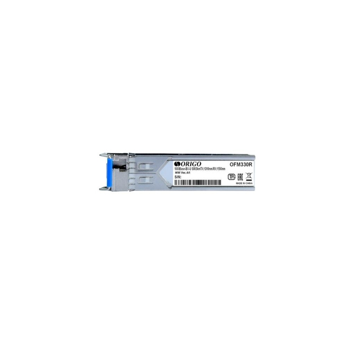 ORIGO OFM330R/3KM/A1A WDM SFP-трансивер, 1000Base-BX-U Simplex SC , TX: 1310нм, RX: 1550нм, одномод, до 3км