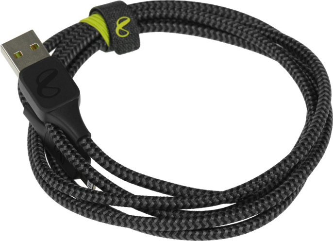 Кабель InfinityLab ILINCATLBLK USB m -Lightning m 1.5м черный коробка упак.:1шт