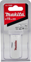 Коронка Makita 19мм (D-17005) (для дрелей, по дереву, резьба под адаптер, соединение коронки: 1/2 дюйма)