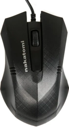 Мышь MON-04U BLACK Nakatomi Navigator Optical - 3 кнопки ролик прокрутки, USB
