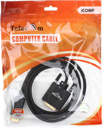 Telecom TA668-1.8м Кабель-адаптер DisplayPort M - DVI M 1.8м TA668-1.8M