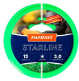 Леска для садовых триммеров Patriot Starline d 3.0мм L 15м 805201066