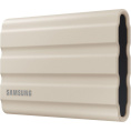 Внешние HDD и SSD/ Samsung External SSD T7 Shield, 1TB, Type C-to-C/A, USB 3.2 Gen2, R/W 1050/1000MB/s, IP65, 88x59x13mm, 98g, Beige 12 мес.