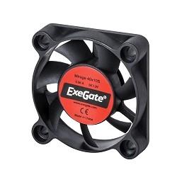 Вентилятор 12В DC ExeGate EX04010S3P 40x40x10 мм, Sleeve bearing подшипник скольжения , 3pin, 5000RPM, 24dBA EX166186RUS