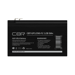 CBR Аккумуляторная VRLA батарея CBT-GP1290-F2 12В 9Ач , клеммы F2