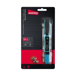 Индикаторная отвертка пробник Smartbuy 140 мм, до 250В, шлицевая, с ЭП, звук, поиск, tools SBT-SCT-OP2