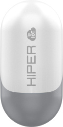 Гарнитура внутриканальные Hiper TWS Smart IoT M1 серый беспроводные bluetooth в ушной раковине HTW-M10