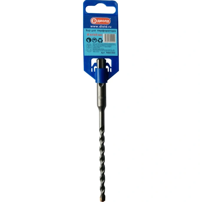 Бур 6х160 мм; SDS-plus ДИОЛД 90051005