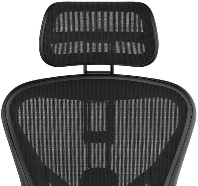 Кресло HERMAN MILLER Aeron C Large, на колесиках, сетка, черный [aeron c large black]