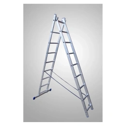 Лестница двухсекционная универсальная STAIRS 9 ступеней AL209