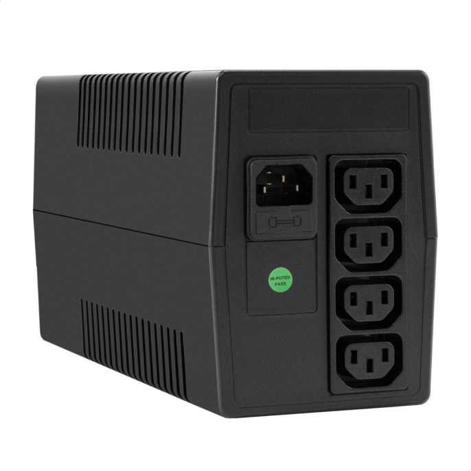 ИБП ExeGate Power NB-500.LED.AVR.4C13 (500VA/300W, LED, AVR, 4*C13, батарея 12V 4.5Ah, Black) EX299478RUS