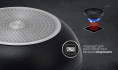 Кастрюля 4.1л Polaris Pro collection 24C, алюминиевая, с крышкой [017171]