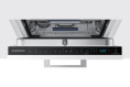 Встраиваемая посудомоечная машина Samsung DW50R4070BB/WT, узкая, ширина 45см, полновстраиваемая, загрузка 10 комплектов