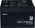 Блок питания Zalman ZM500-LX3 (ATX 12V V2.31, 120mm, APFC, 80+, 20 + 4pin 1хCPU4+4pin, FDD 4pin, 4хIDE 4pin, 6хSATA, PCIe 6+2 pin, OPP/ OVP/ UVP/ SCP, 140х150х86мм)