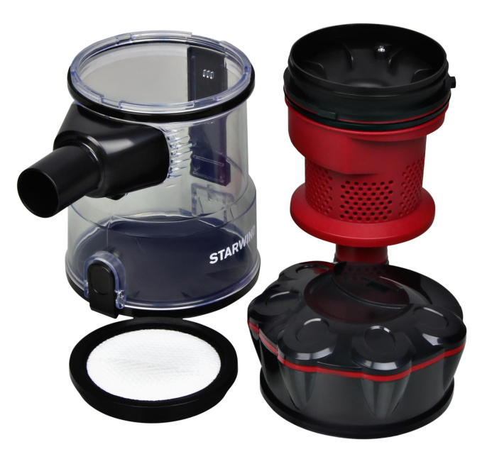 Ручной пылесос (handstick) STARWIND SCH1310, 1000Вт, красный/черный