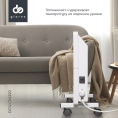 Конвектор Domfy DCW-CH1220 2000Вт белый