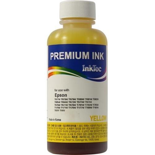 InkTec Чернила Epson R270, E0010 InkTec T0824, Y, 0,1л оригинальная фасовка E0010-100MY