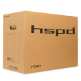 Корпус без блока питания Case HSPD F510, Panoramic Mid Tower, Black, TG, 0.5 SPCC, no fans ATX, mATX, mITX 180/280/160mm 1x2.5", 1x3.5", 7xPCI 1xUSB-A 3.0, 1xUSB-A 1.0 356x218x467mm F510-TGBK