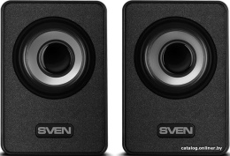 Колонки Sven 135 2.0 черный 6Вт портативные