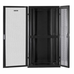 Серверный шкаф SMARTWATT Серверный шкаф Rack S-Series 42U 800x1070мм, двери с перфорацией, боковые панели 4шт и ролики в комплекте, черный 4512020620017 IRS428107