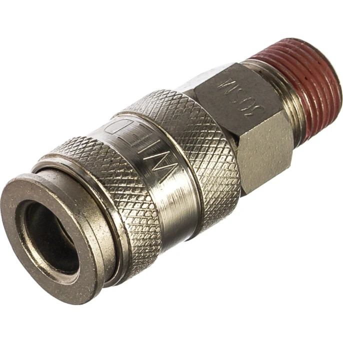 Соединение пневматическое быстроразъёмное 3/8"M WIEDERKRAFT WDK-830SMA
