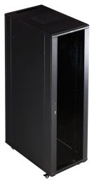 Шкаф коммутационный Lanmaster Business TWT-CBB-22U-6X10-P1 напольный 22U 600x1000мм пер.дв.перфор. задн.дв.перфор.2-хст. 2 бок.пан. 800кг черный IP20