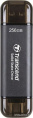 Внешний накопитель Transcend ESD310 256GB TS256GESD310C SSD, USB 3.2 Gen2 10 Гбит/с , металл/пластик, цвет черный