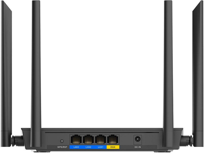 Wi-Fi роутер D-Link DIR-820/RU/A1A, Wi-Fi 5, AC1200, 2.4/5ГГц, 3 LAN, черный