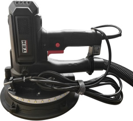 Шлифмашина для стен и потолков TEH TS18508 (мощность: 800 Вт, 1500-2500 об/мин: диаметр шлифплатформы: 180 мм, регулировка оборотов, подсветка, мешок для сбора пыли)