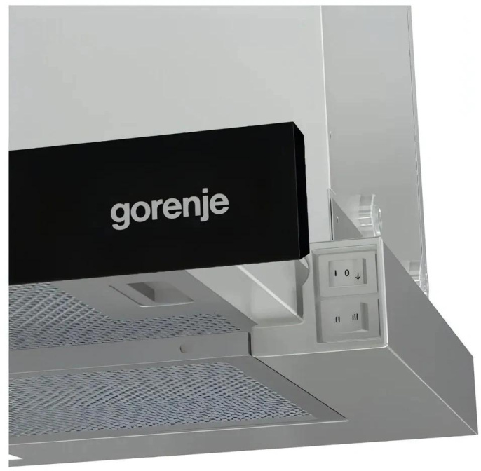 Встраиваемая вытяжка Gorenje TH60E7XB, управление кнопочное, нержавеющая сталь