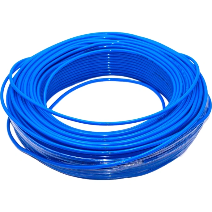 Пневмотрубка полиэтиленовая HIMPT 25 м pu95 14x11 мм 8 атм, голубая китай 00-00019244