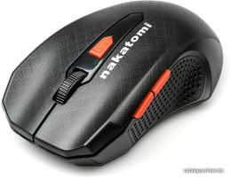 Мышь MRON-07U BLACK Nakatomi Navigator RF 2.4G Optical - 6 кнопок ролик прокрутки, USB, черная