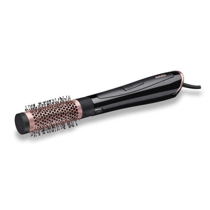 Фен-щетка BaByliss AS126E 1000 Вт, питание: сеть, ионизация, 2 температурных режима, 2 скоростных режима, подача холодного воздуха, насадки: концентратор, круглая насадка с мягкой щетиной 20 мм , щетка для выпрямления волос, термощётка 38 мм , шнур: 2