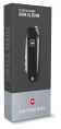 Нож перочинный Victorinox Classic SD Dark Illusion (0.6223.3G) 58мм 7функц. черный подар.коробка